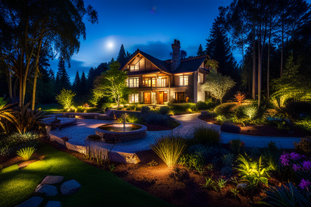 landscape lighting design can be done at home