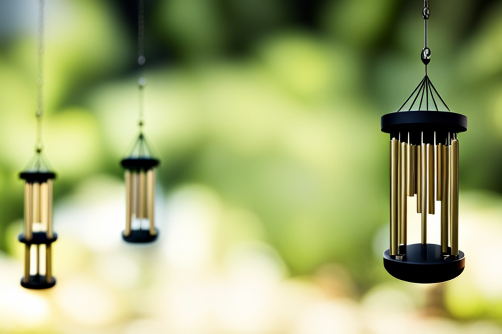 backyard wind chimes can be noisy in the breeze