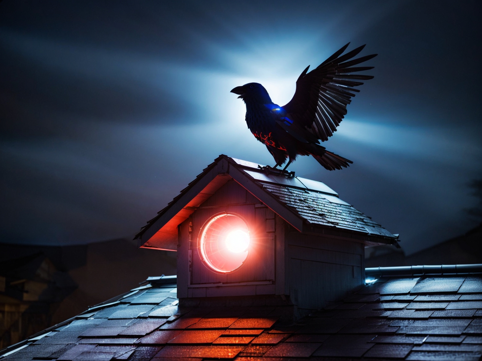 how to keep crows off your roof
