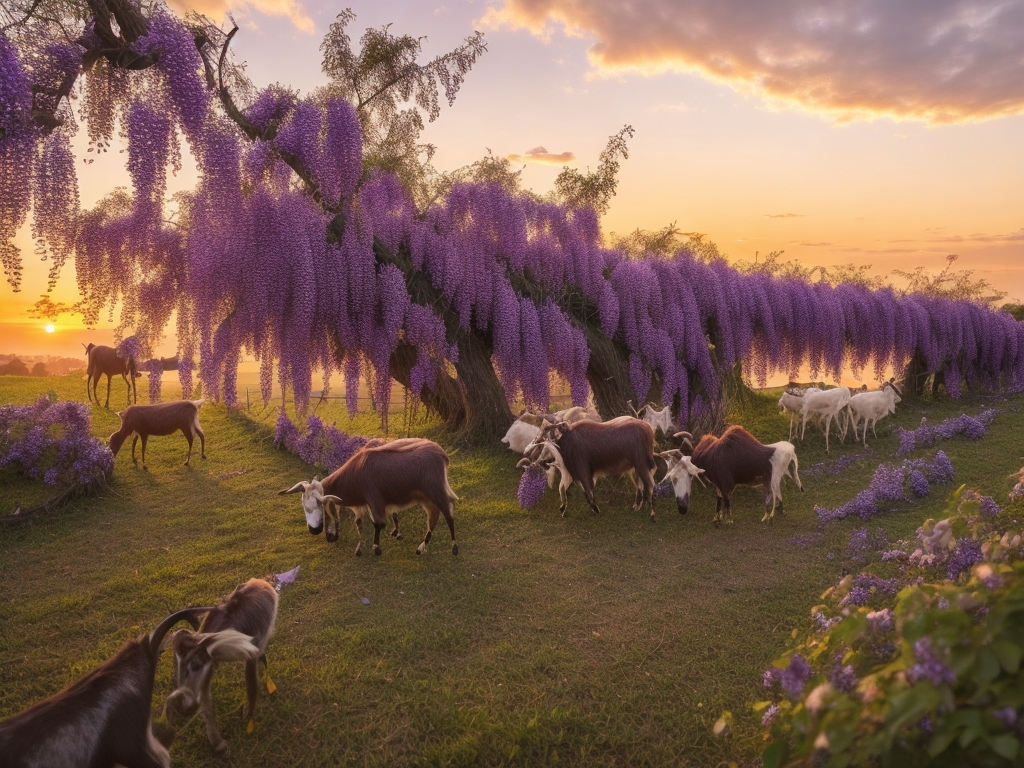 can goats eat wisteria or is it poisonous?