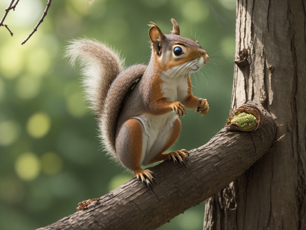 do squirrels eat chicadas? a squirrel eyeing up a chicadaa squirrel eyeing one up.
