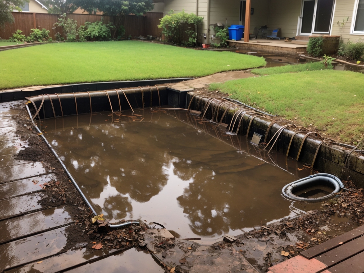 how to keep yard drains from clogging to avoid scenes like this