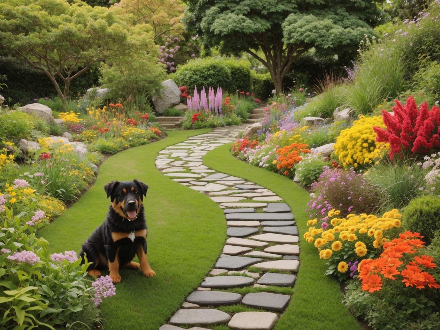 landscape ideas for dogs