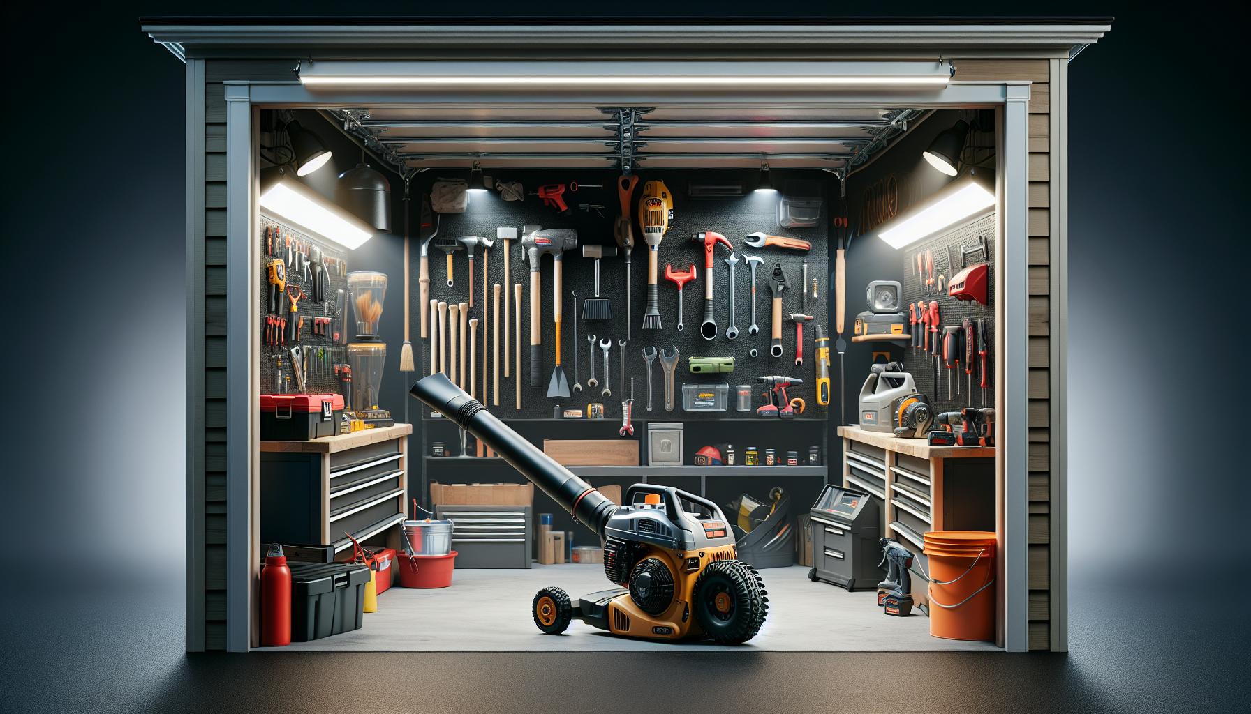 Easy Guide How to Hang a Leaf Blower in Your Garage Safely & Efficiently
