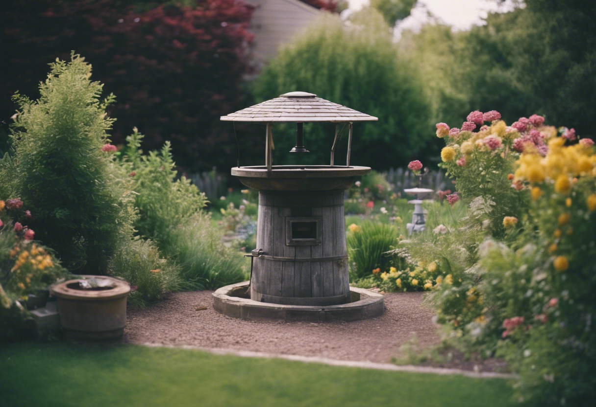 A backyard well