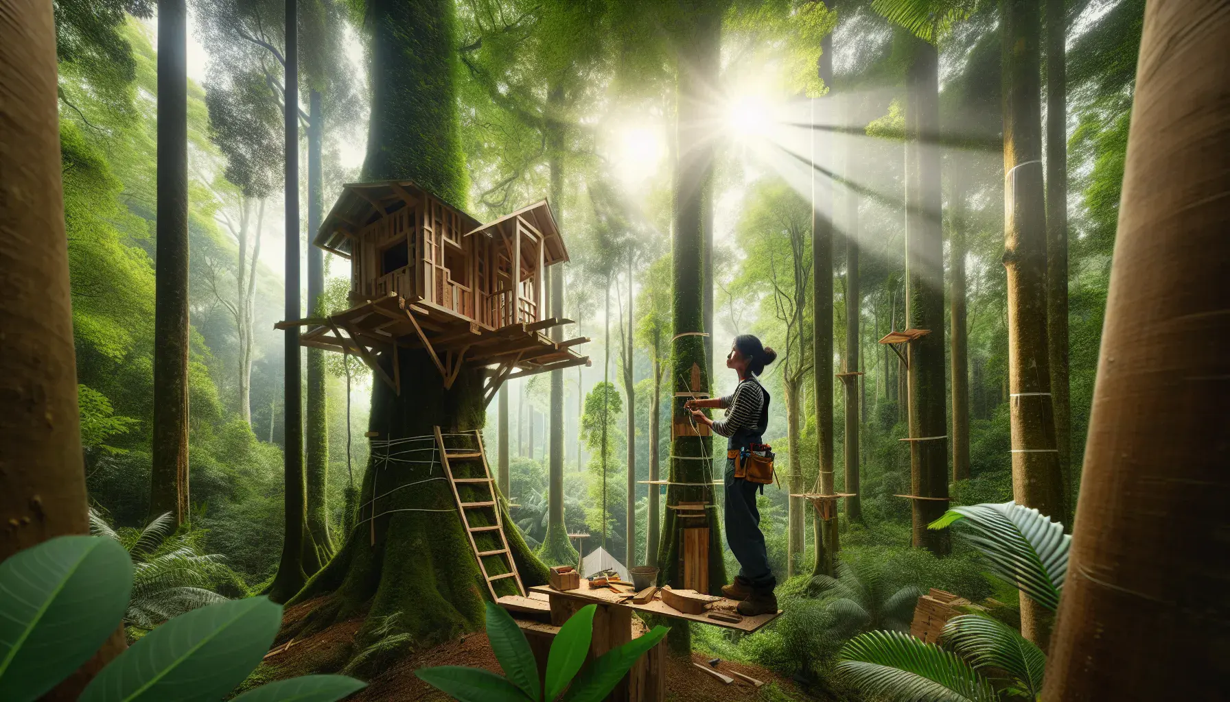 How to Build a Treehouse Without Hurting the Tree
